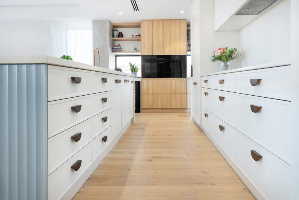 recessed drawer fronts
